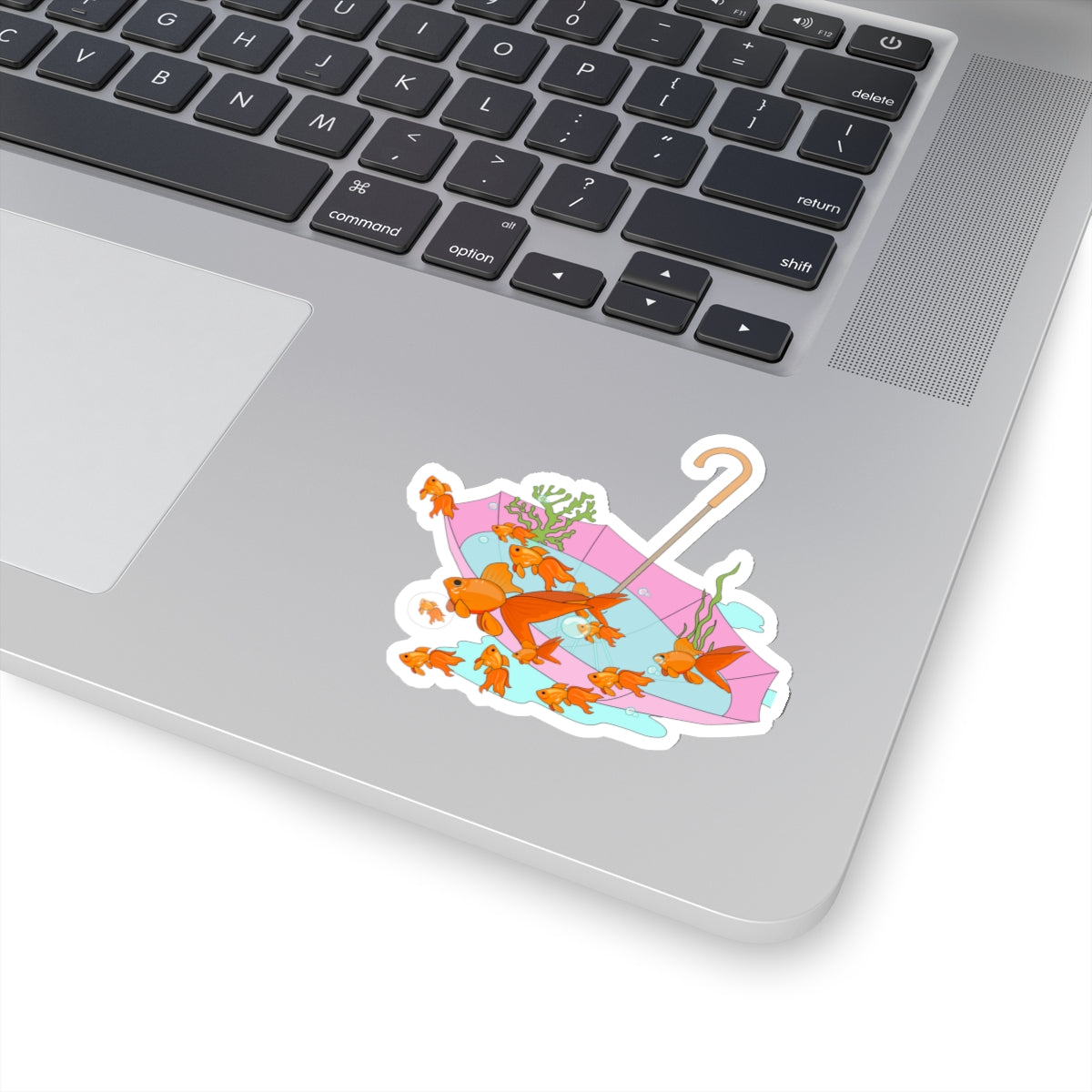 Goldfish in Tokyo Kiss-Cut Stickers