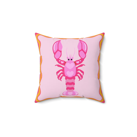 Pinky Lobster Pillow