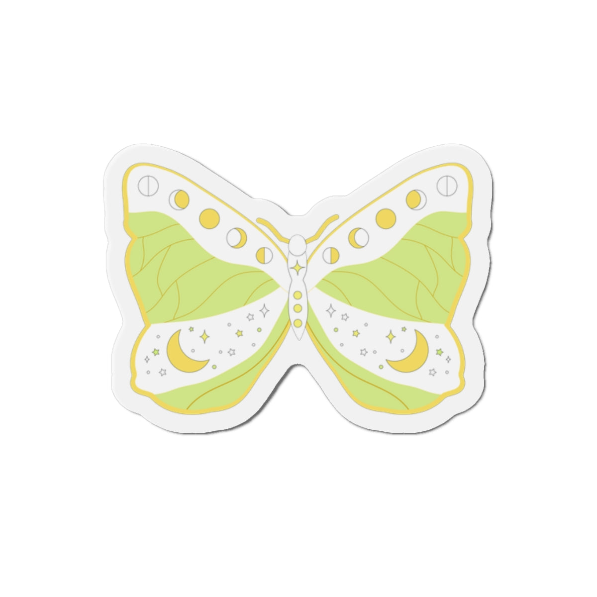 Pastel Grunge Boho Butterfly Magnets