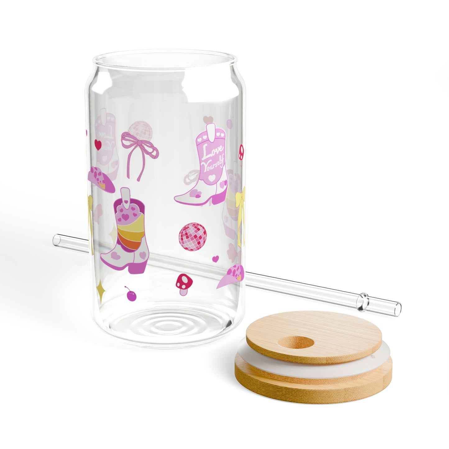 Howdy Girl Aestheticb Sipper Glass