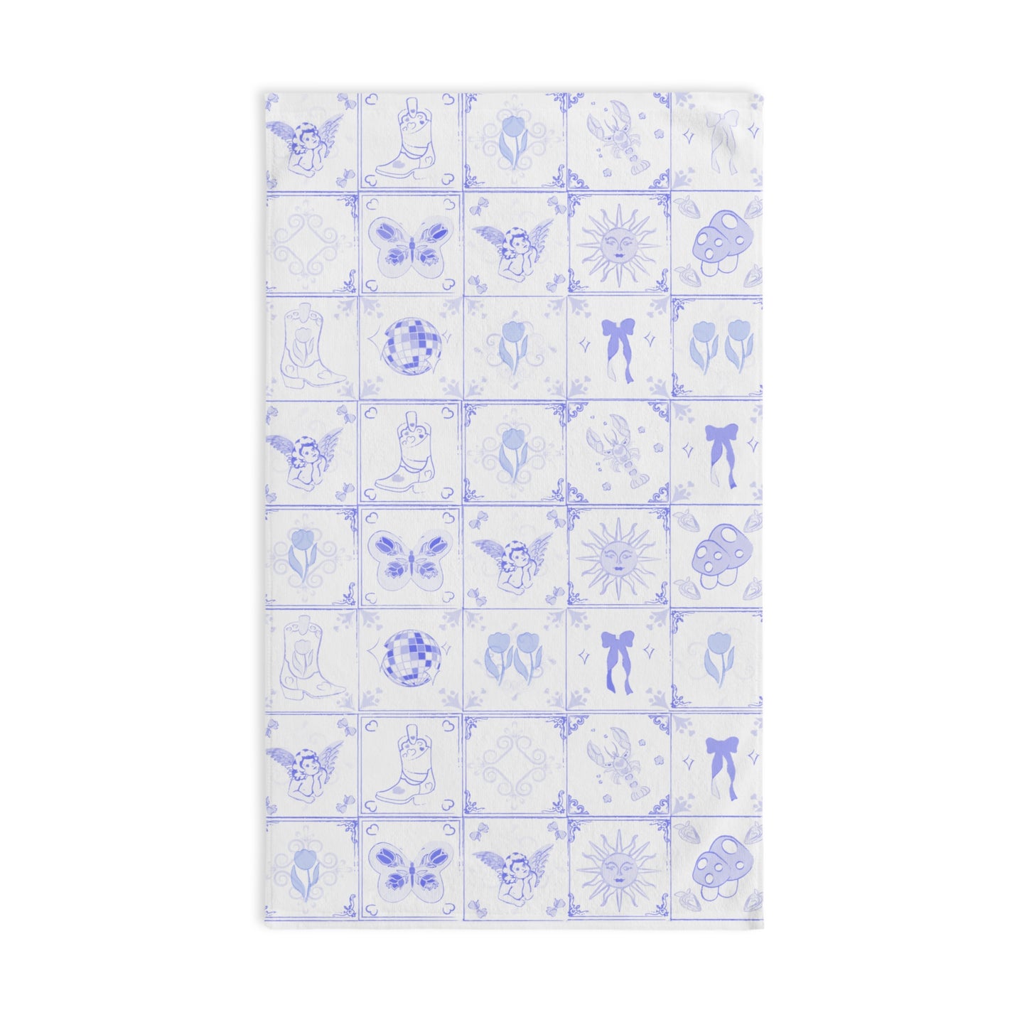 Angelic Tile style Hand Towel