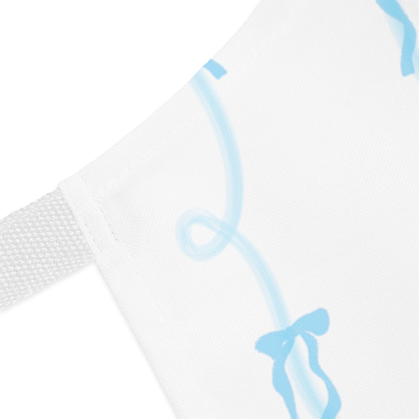 Coquette bow aesthetic Baby Blue Apron