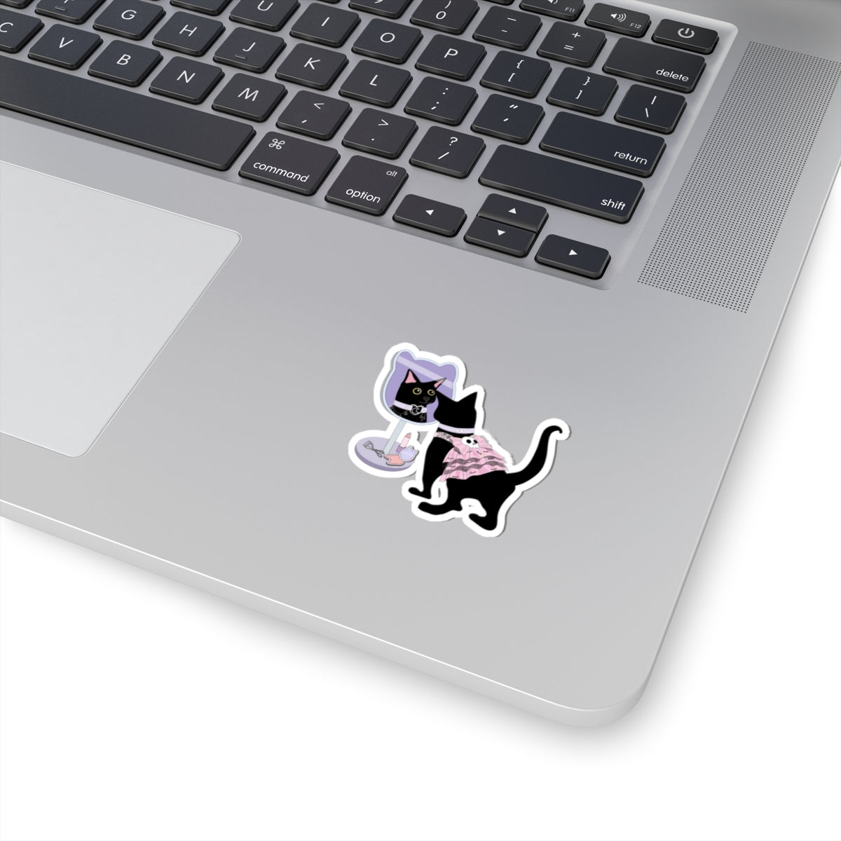 Pastel Goth Kitty Kiss-Cut Stickers