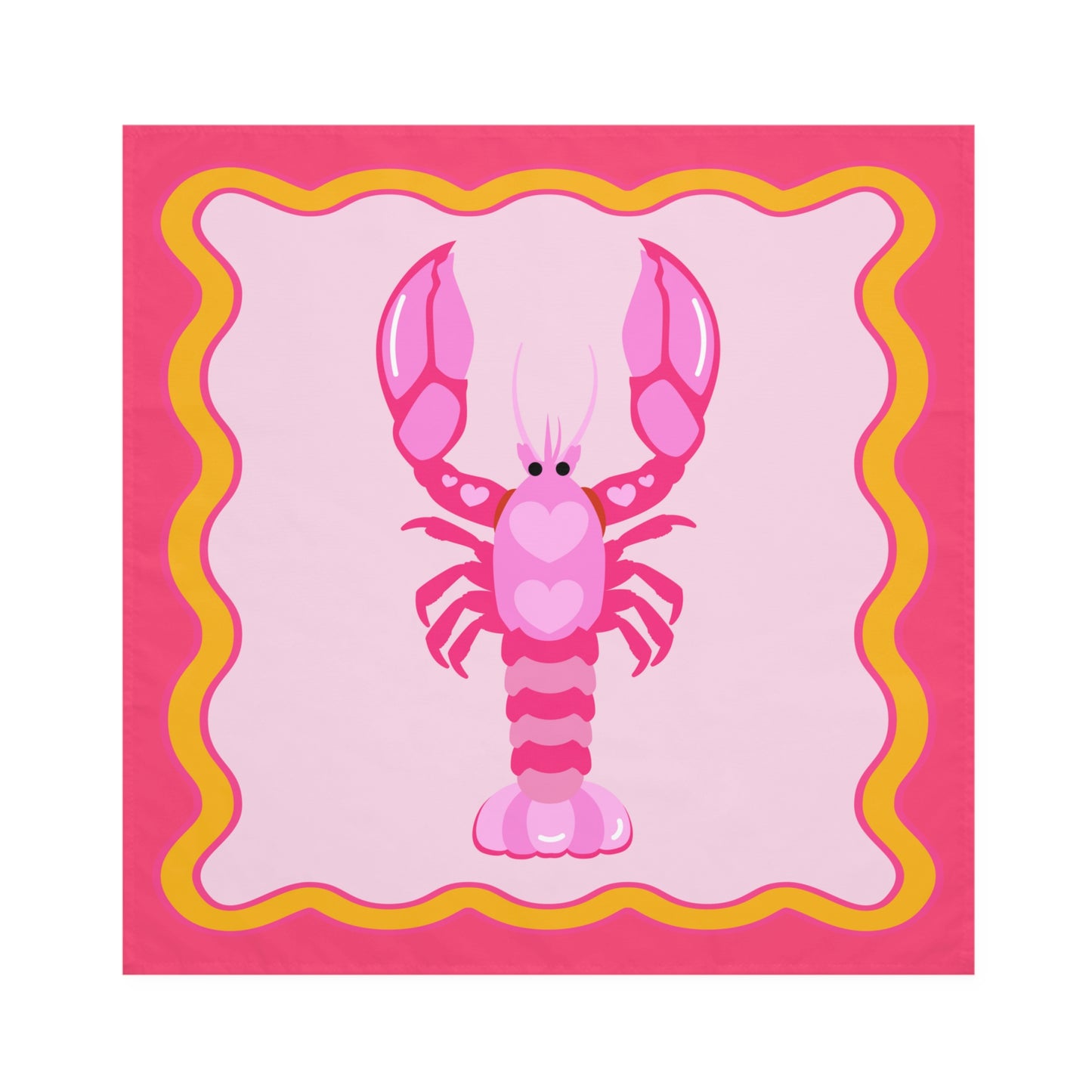 Pink lobster Napkins