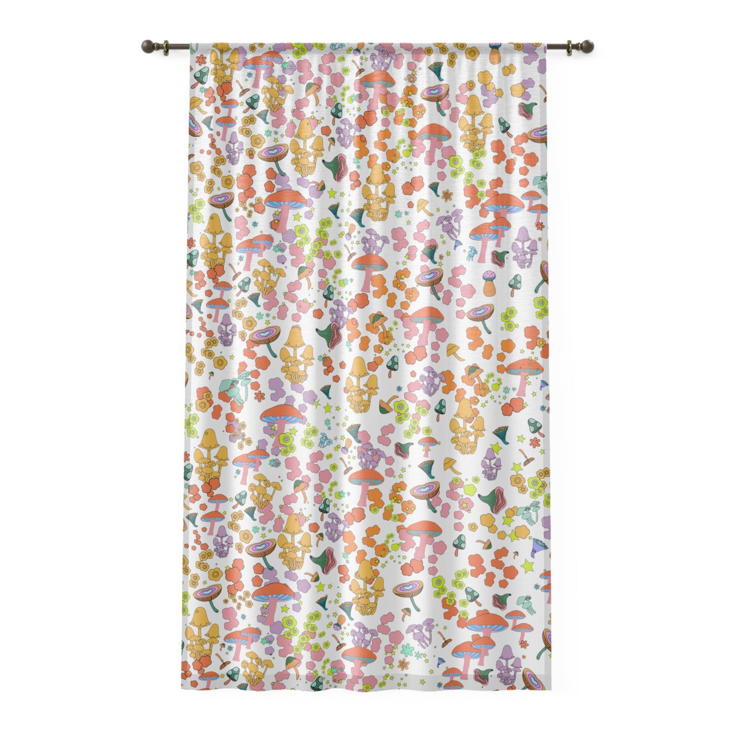 Groovy Shroomate Window Curtain