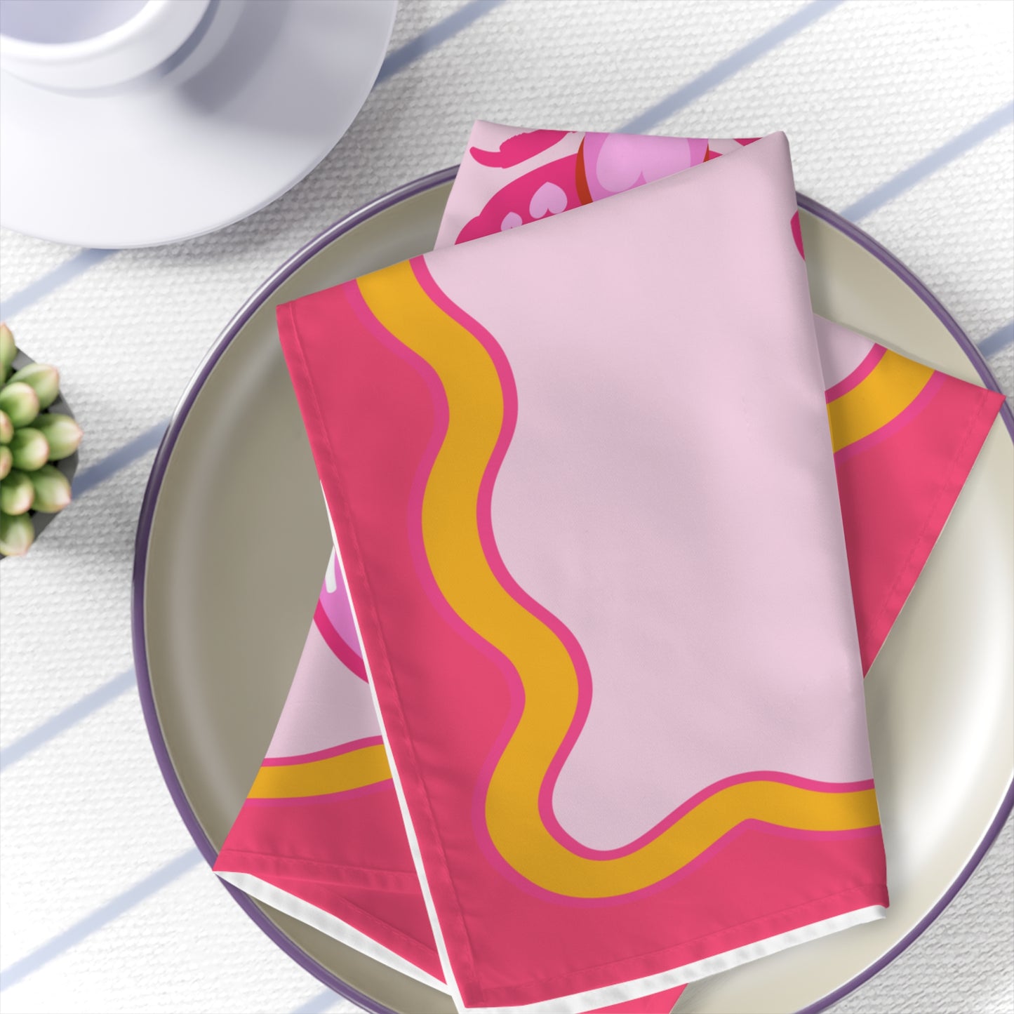 Pink lobster Napkins