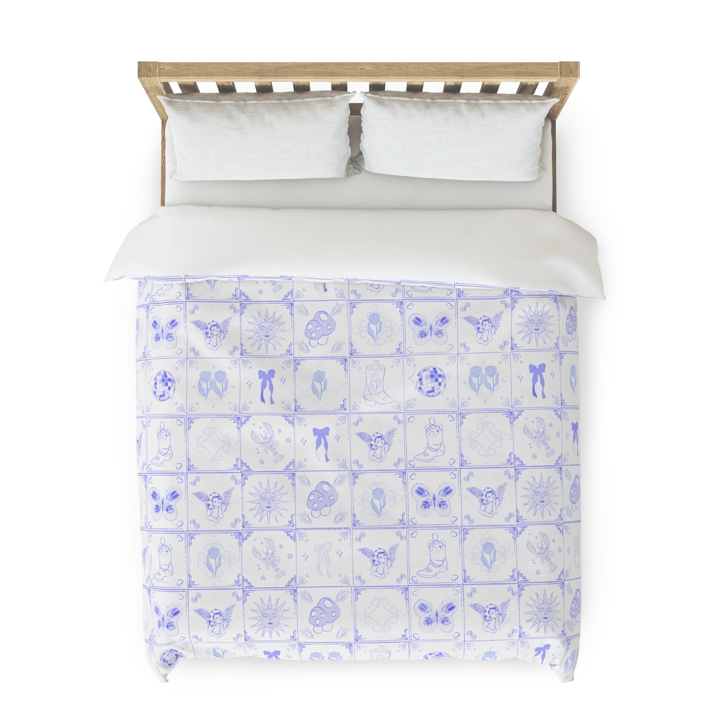 Angelic Tile style Duvet Cover