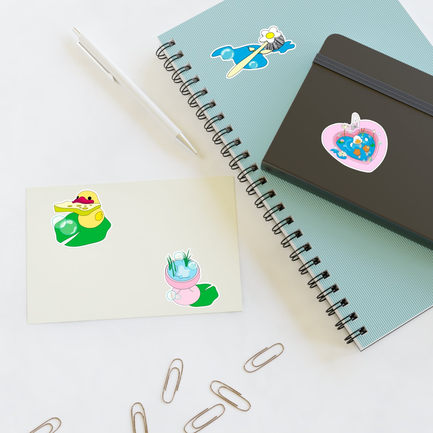 duck daydream 2 Sticker Sheets