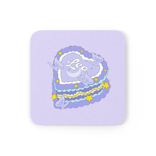 Zodiac Cake Series Coaster Leo