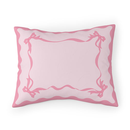 Coquette Aesthetic Bow Pillow Sham