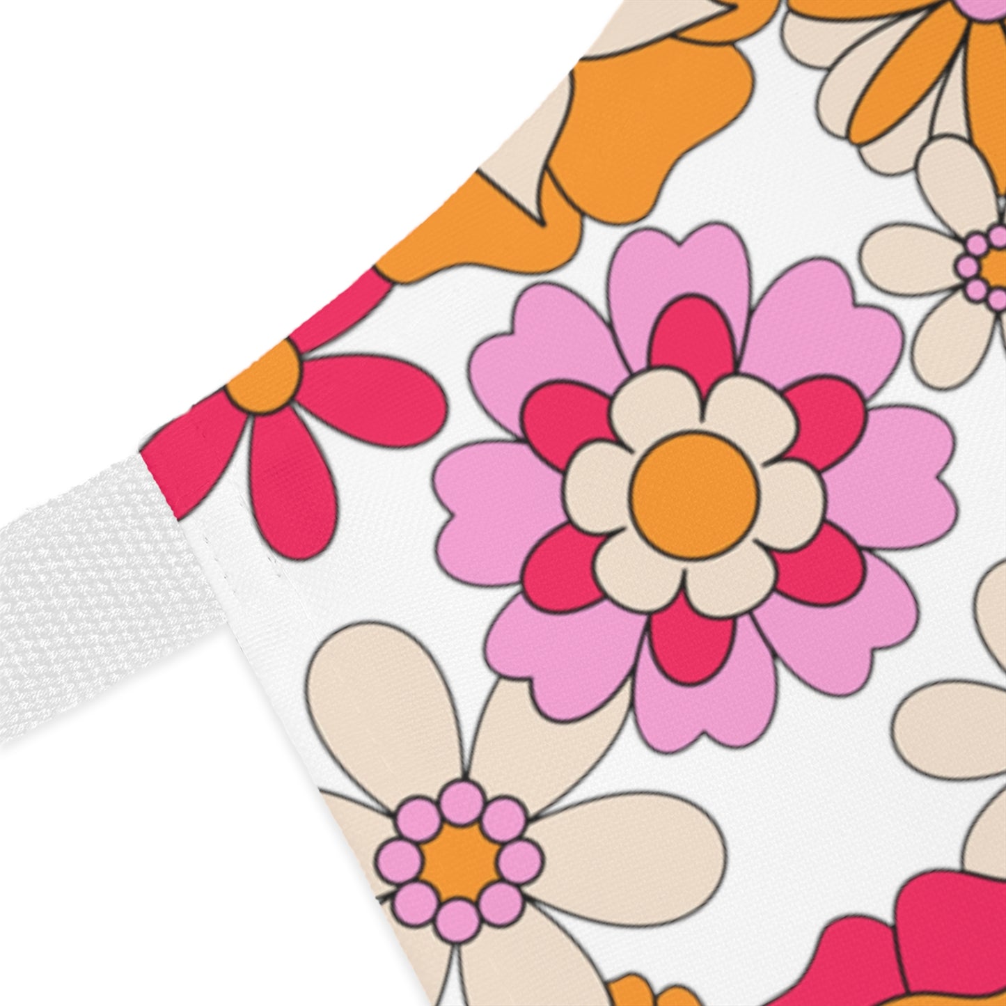 Retro Flower Child Hand Apron