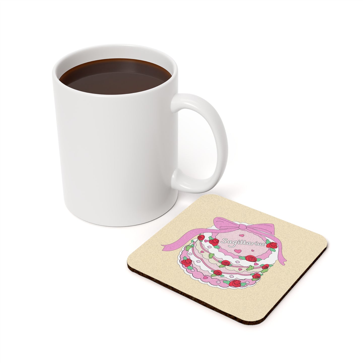 Zodiac Cake Series Coaster Sagittarius