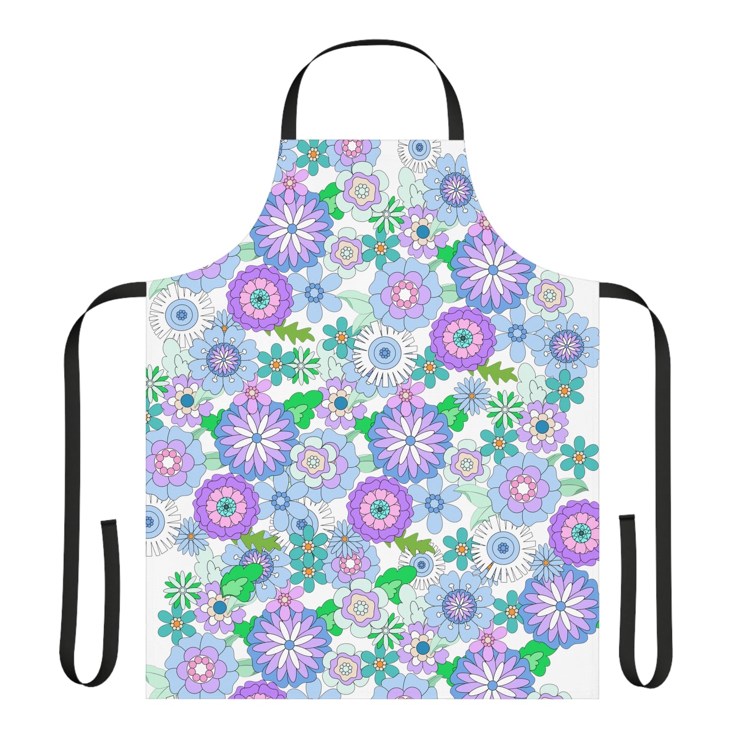 Retro Flower Child Apron