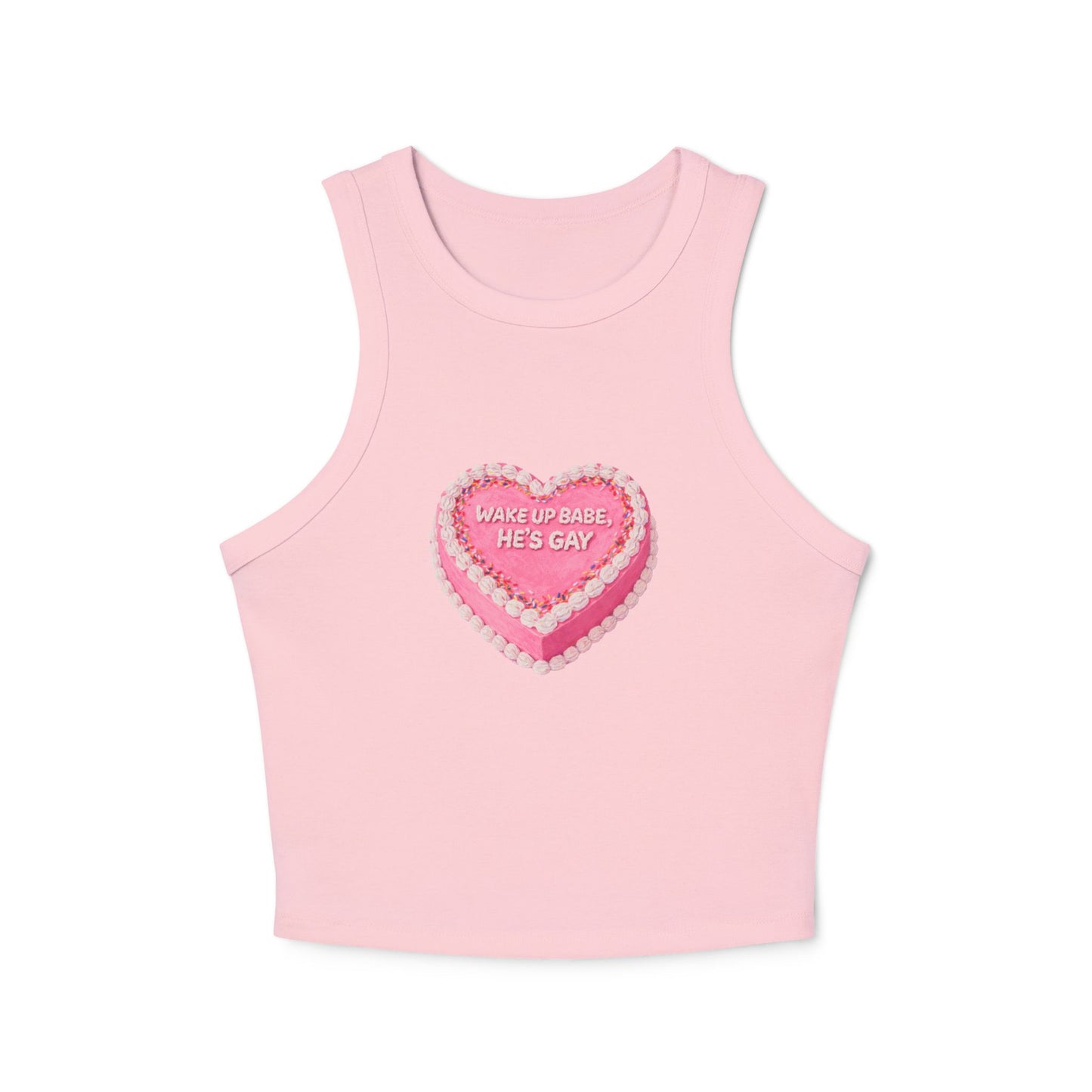 Wake Up Babe Heart Cake Tank