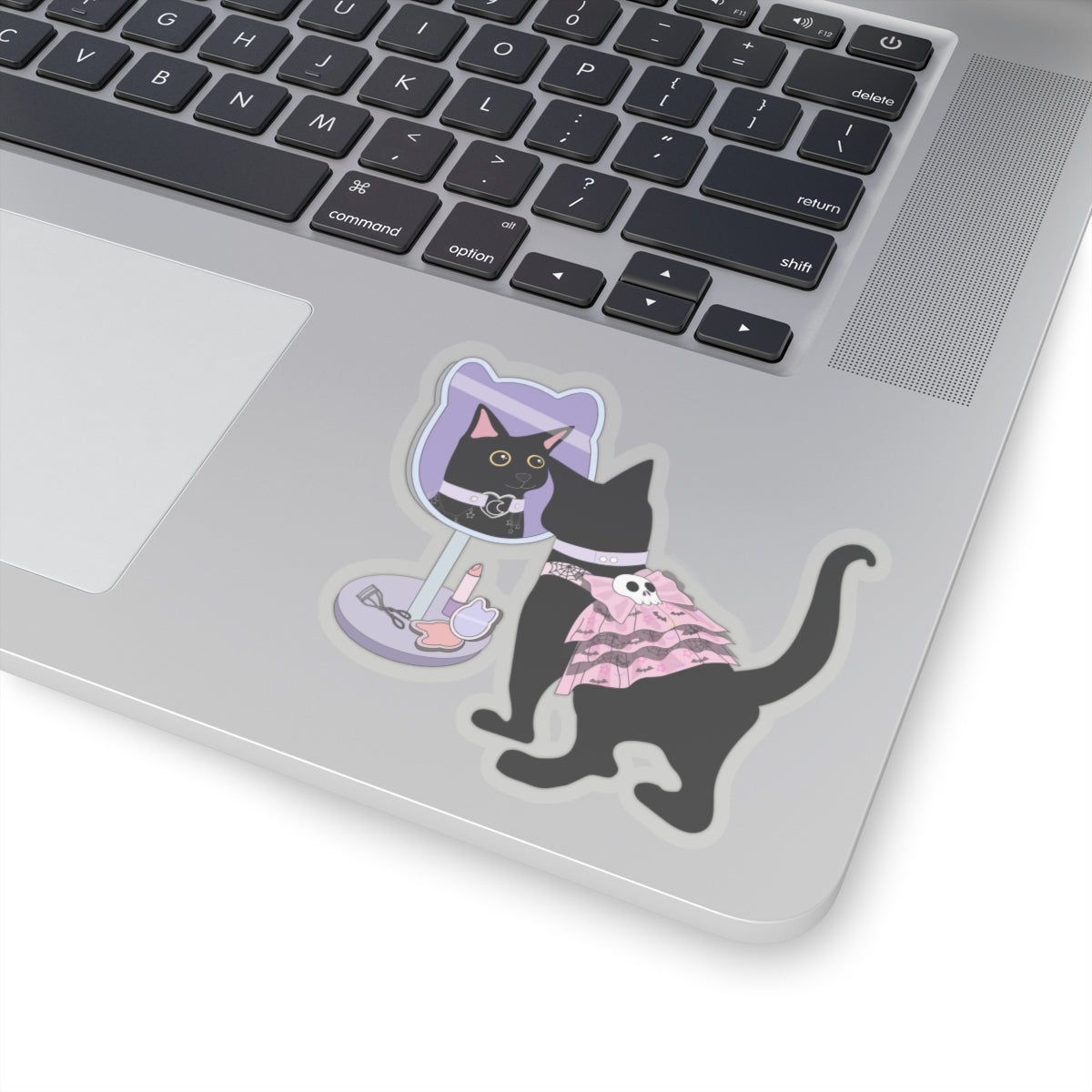 Pastel Goth Kitty Kiss-Cut Stickers