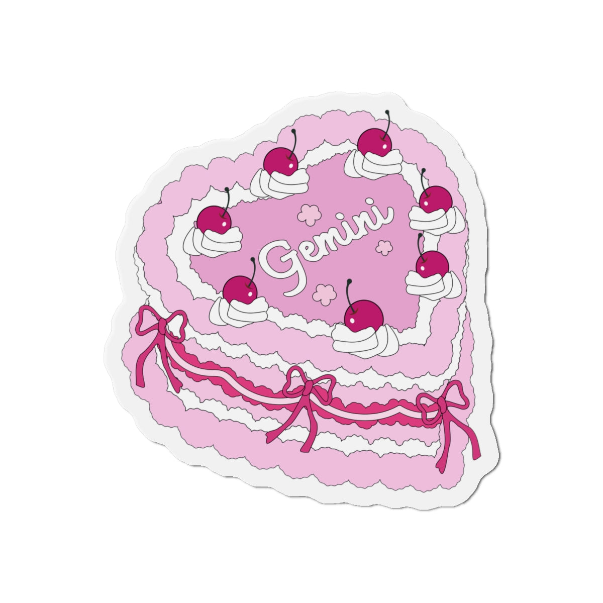 Zodiac Cake Series Gemini Magnets