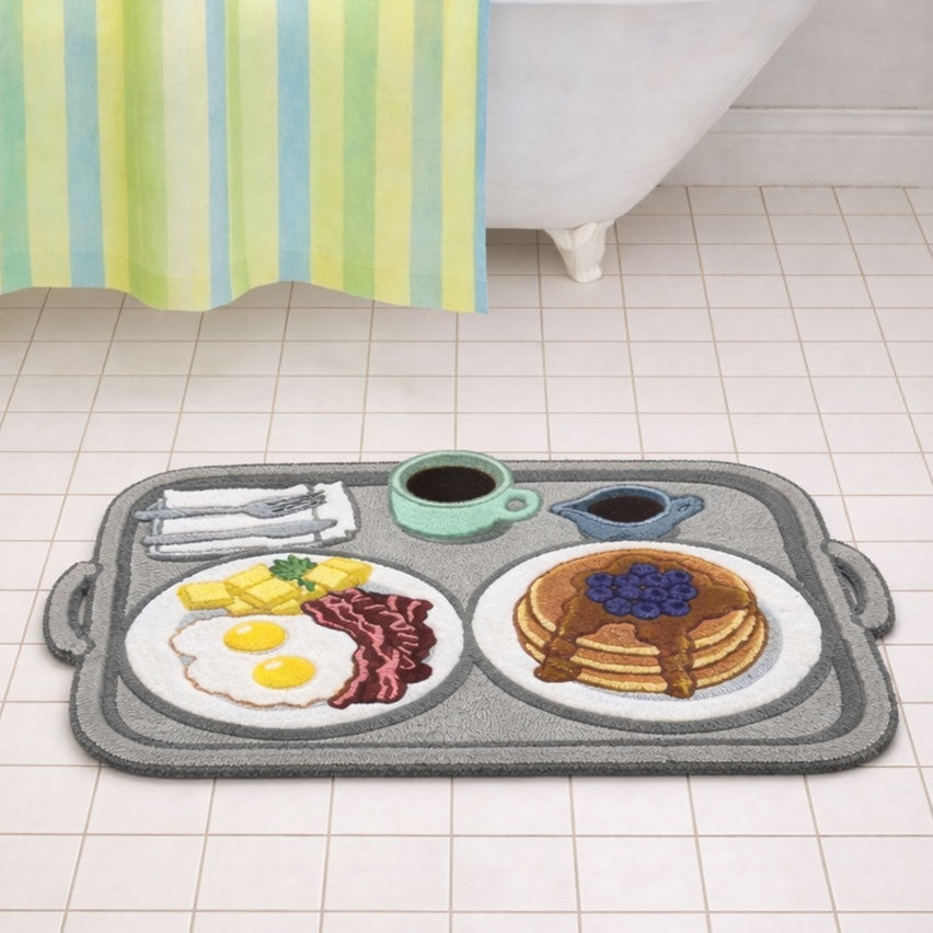 Sunday Breakfast Tufted Bath Mat