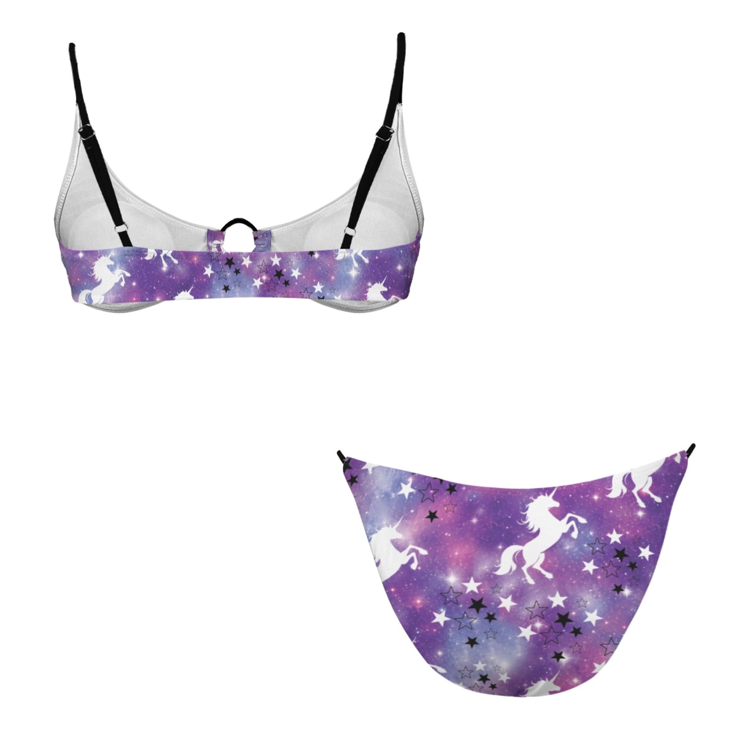 Monster Unicorn Galaxy Ring Bikini Set