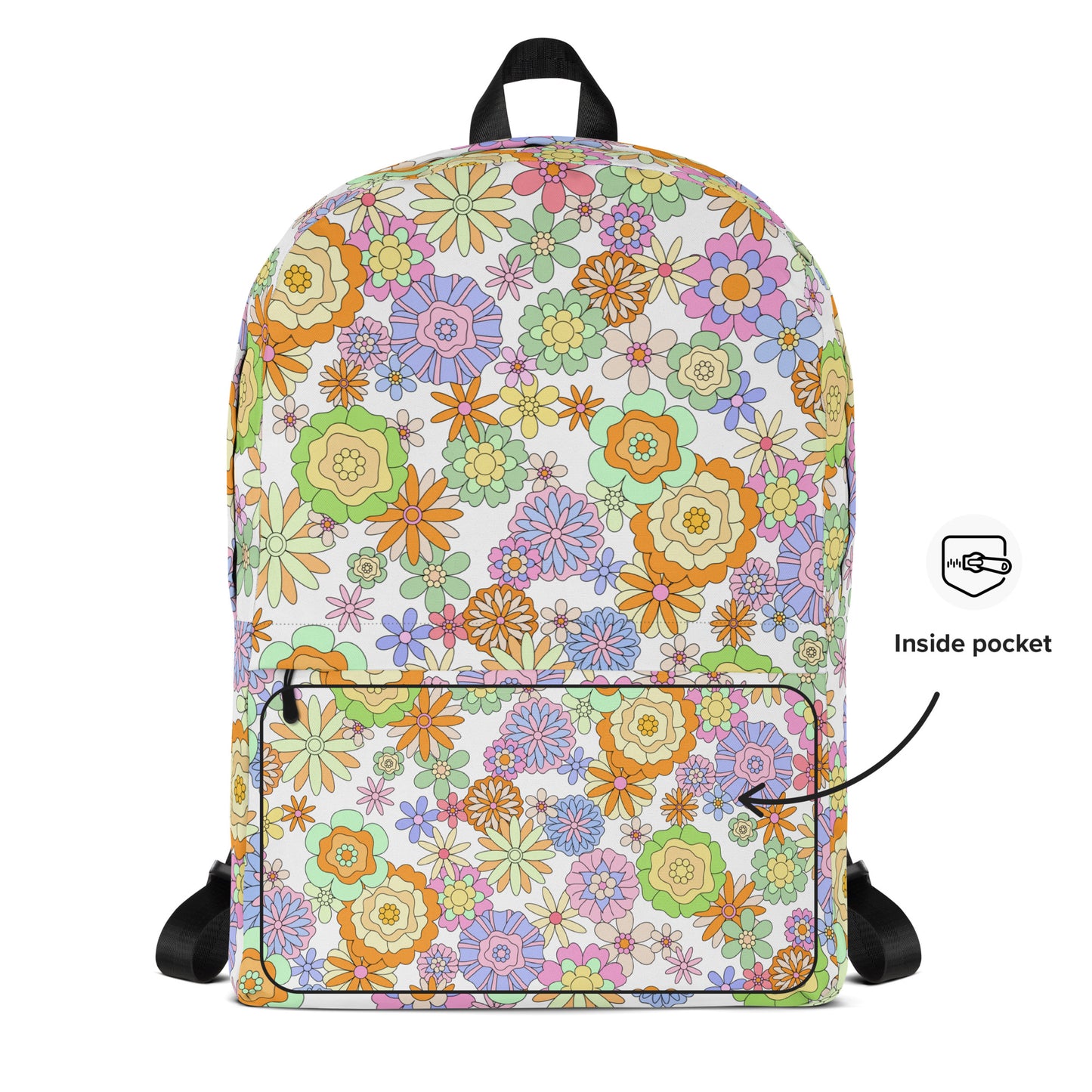 Retro Flower Child Backpack