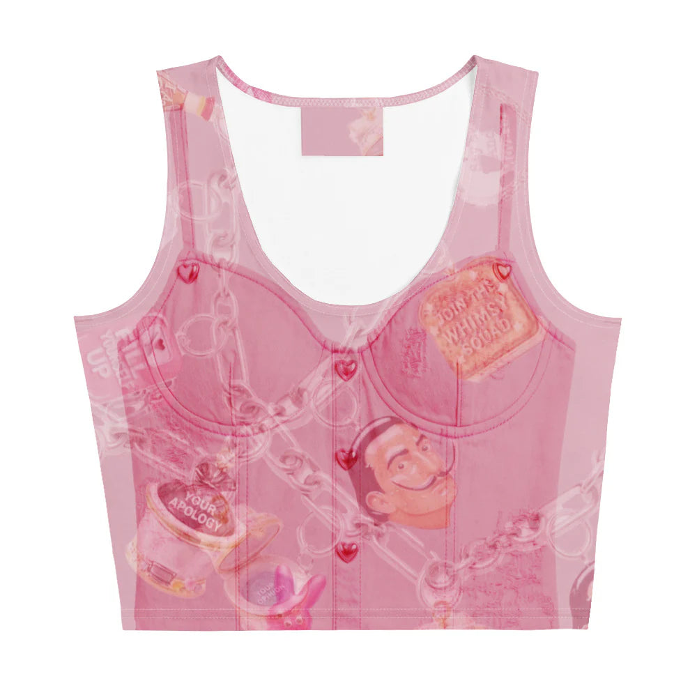 Love Me – Romantic Gothic Corset Crop Top