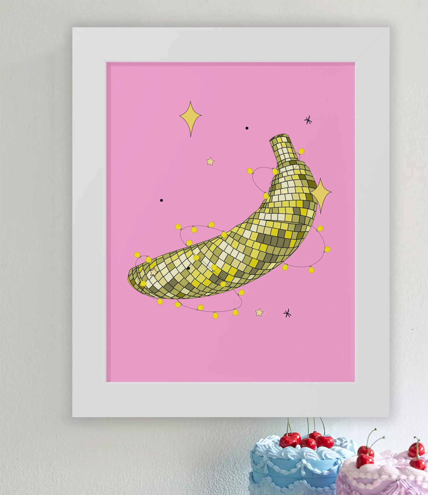 Disco Banana Poster