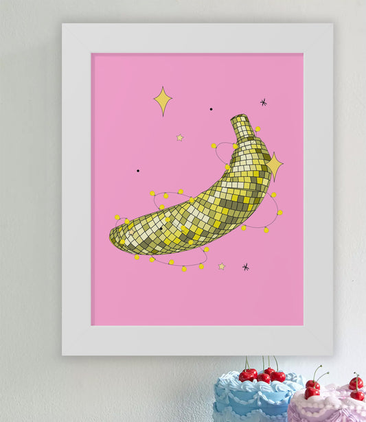 Disco Banana Poster