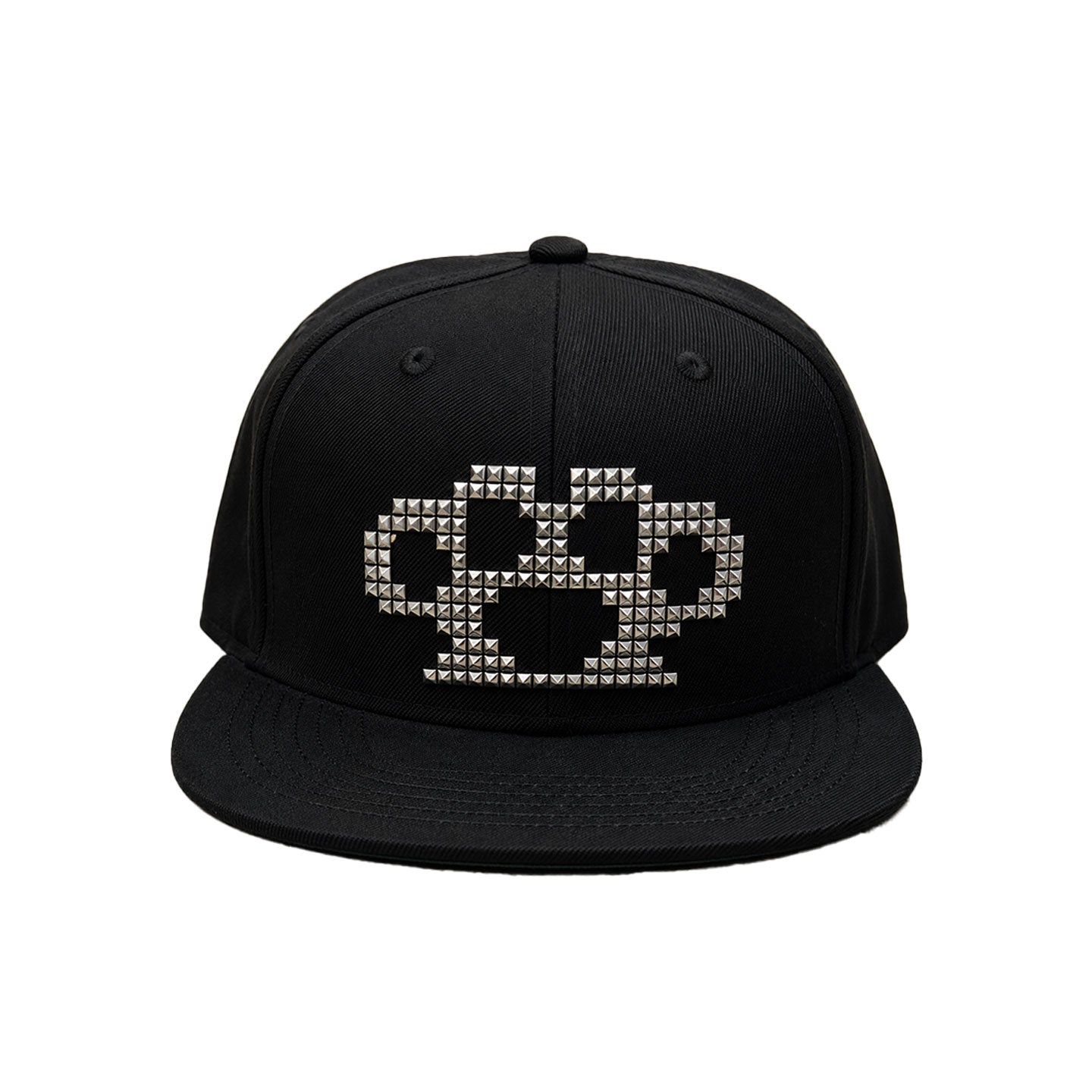 Black Pyramid Stud Snapback Cap | Scene Emo Punk Hat