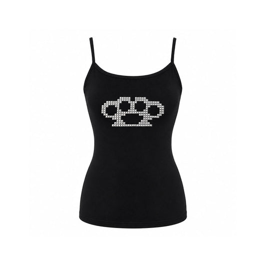 Studded Brass Knuckle Cami Top | Scene Emo Punk Y2K Tank
