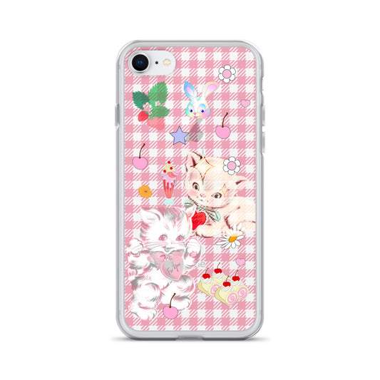 Kitty Retro Lover Clear Case for iPhone®