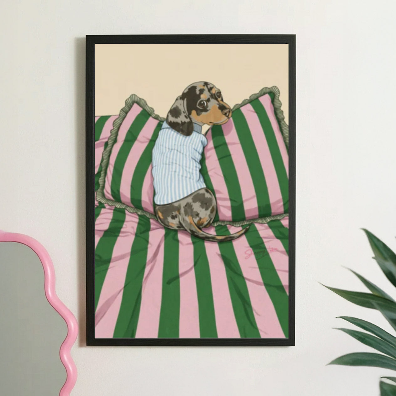 I’m Still Sleepy Today — Dachshund Art Print