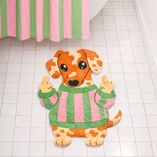 Rude Wiener Tufted Bath Rug