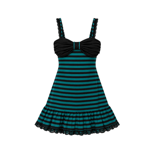 Midnight Candy Teal Mini Dress