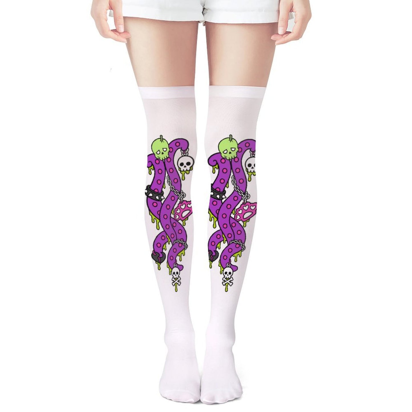 Sheppy Zippy Tako Monster Knee High Socks