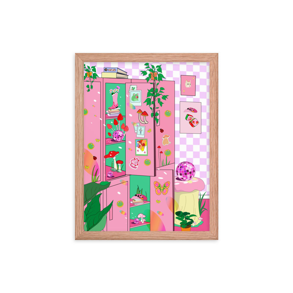 Pinky Shoomate Locker Room Framed poster