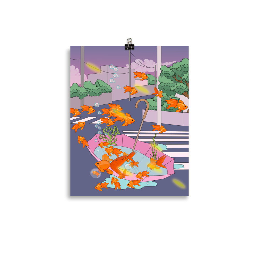 Goldfish in Tokyo Poster