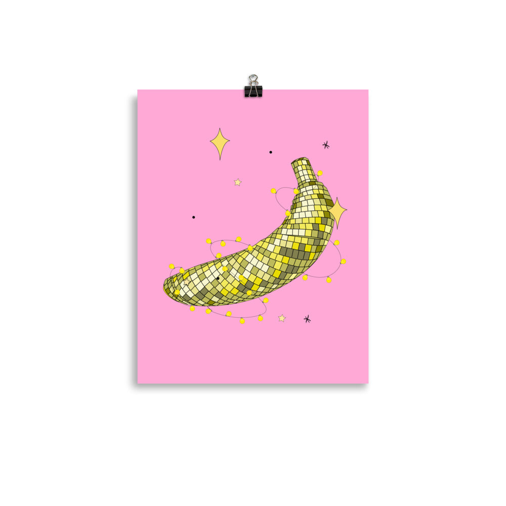 Disco Banana Poster