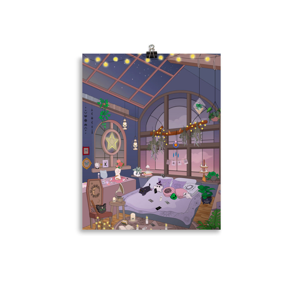 Witch Magic Bedroom Poster