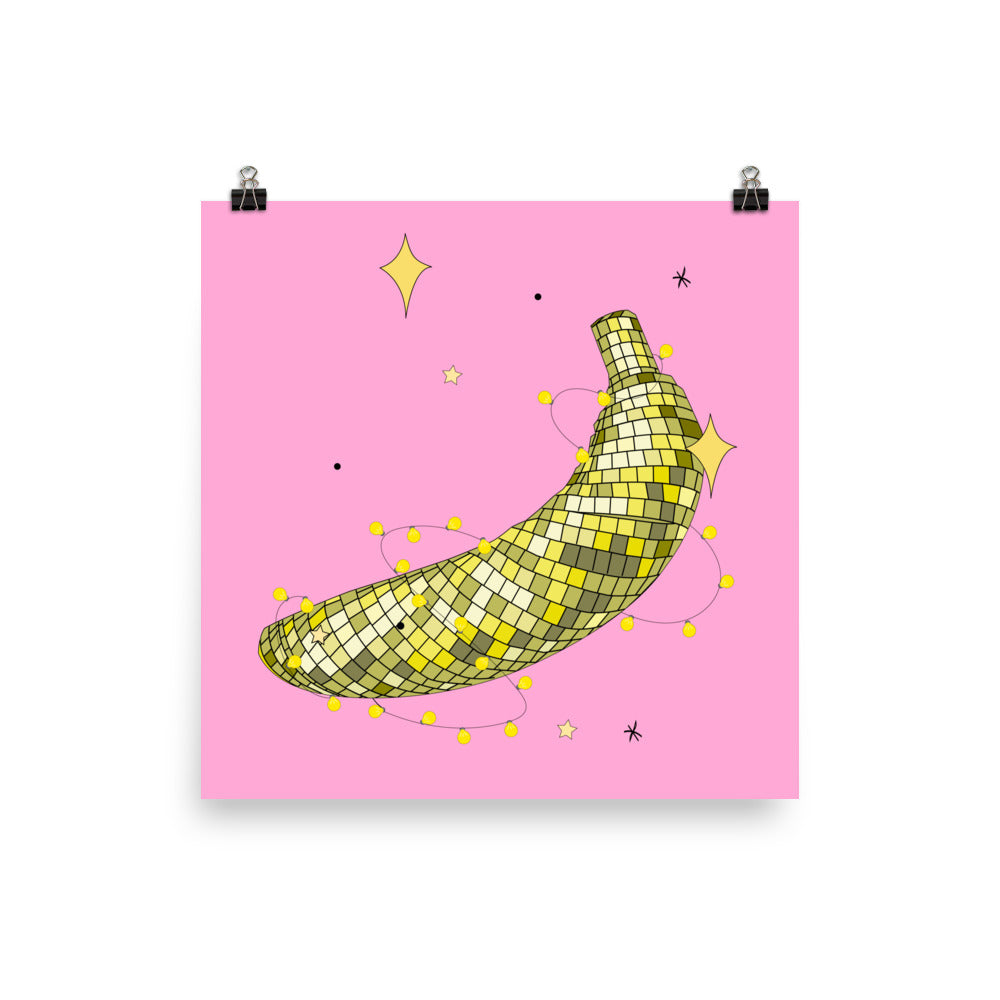 Disco Banana Poster