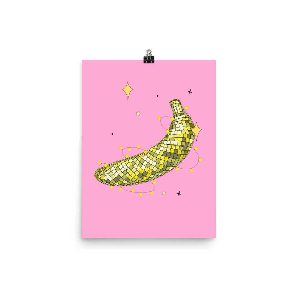 Disco Banana Poster