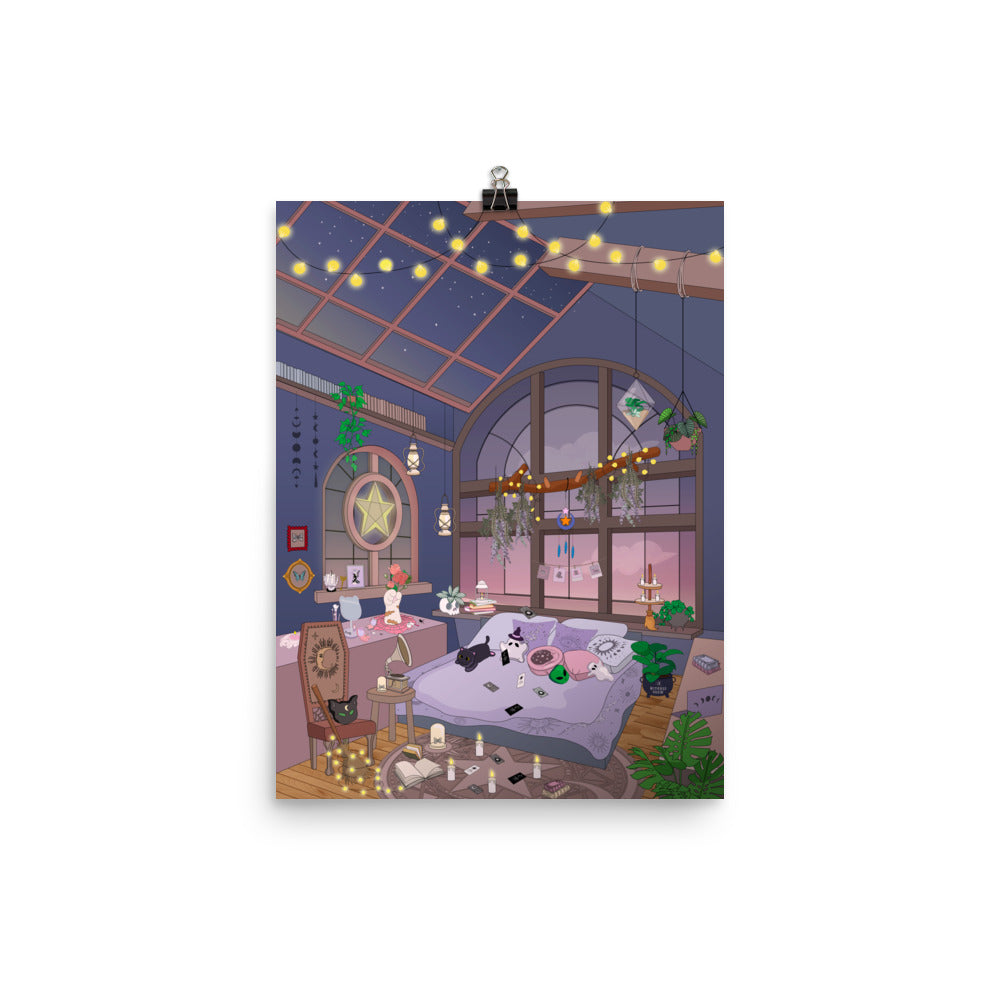 Witch Magic Bedroom Poster