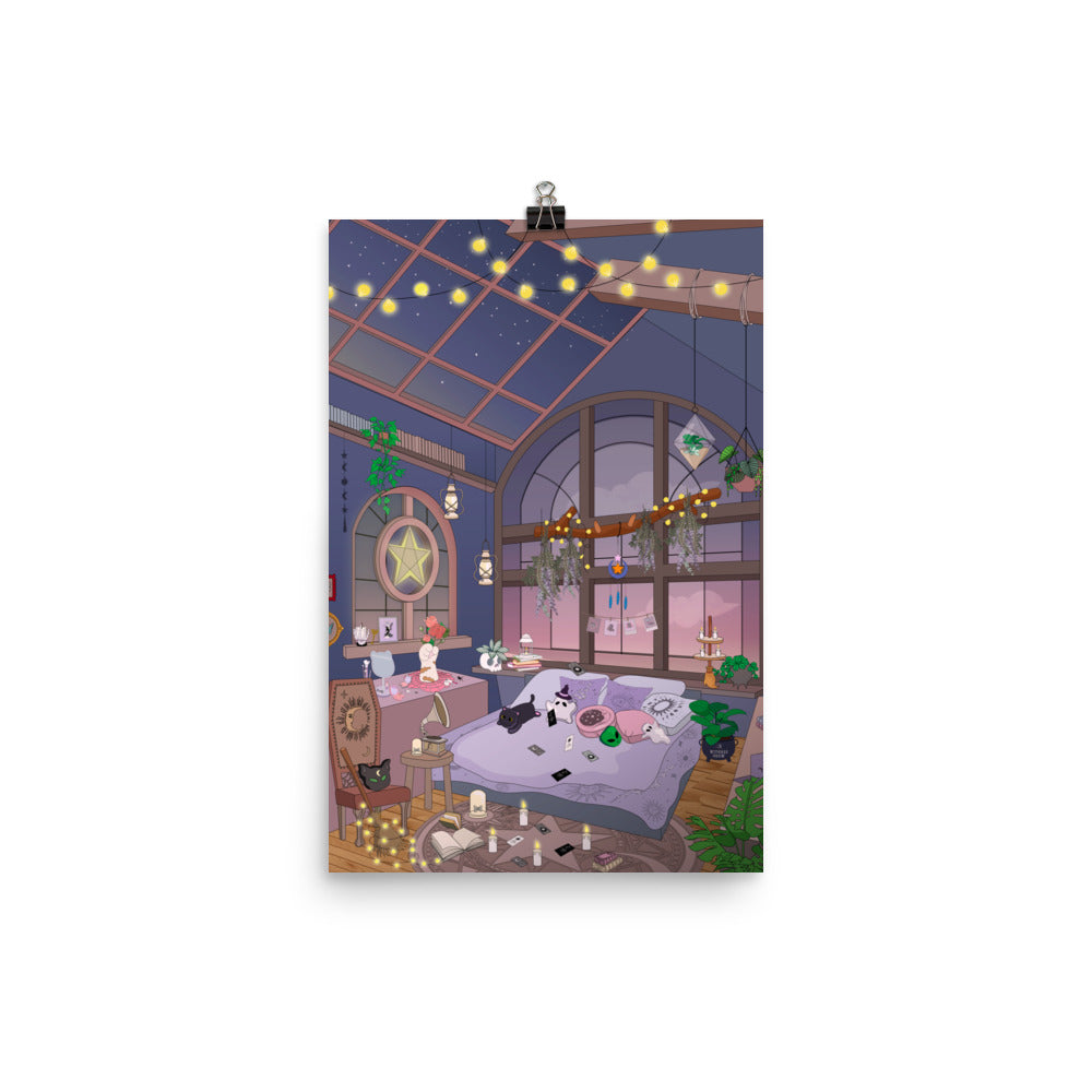 Witch Magic Bedroom Poster