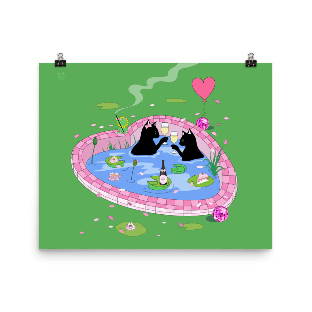 Valentine's day Love Kitty Poster