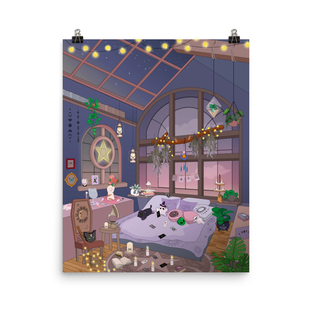 Witch Magic Bedroom Poster