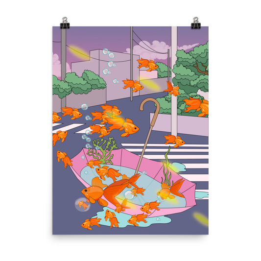 Goldfish in Tokyo Poster