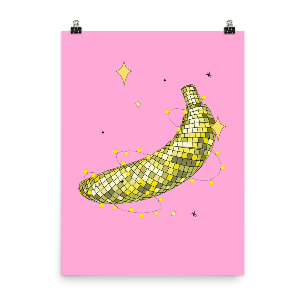 Disco Banana Poster