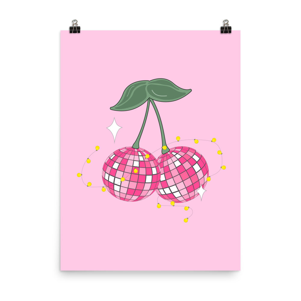 Disco Cherry Poster