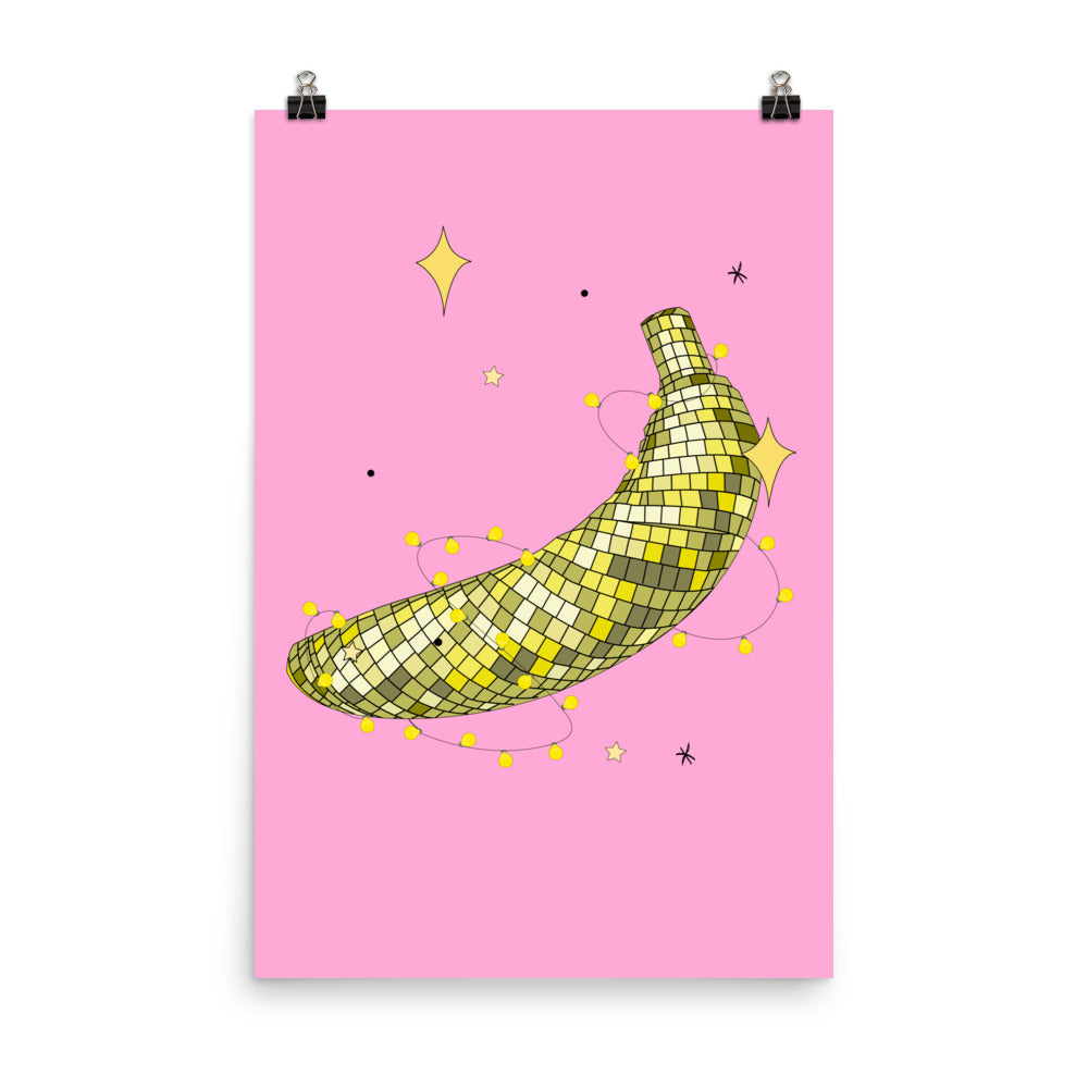 Disco Banana Poster