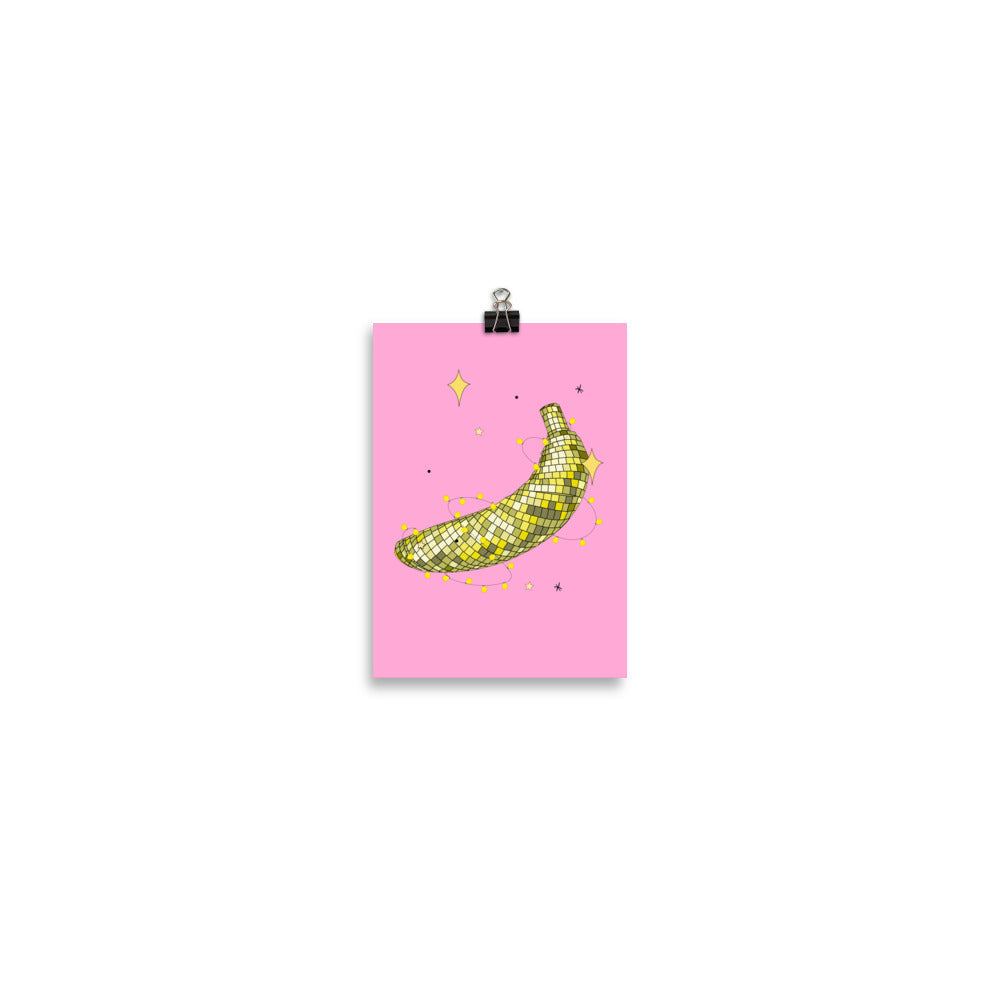 Disco Banana Poster