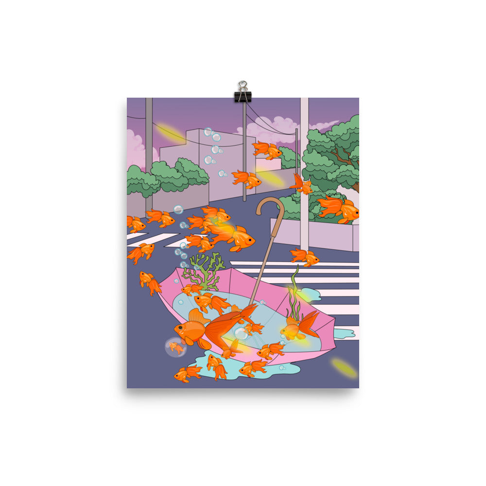 Goldfish in Tokyo Poster