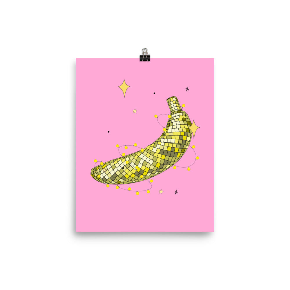 Disco Banana Poster